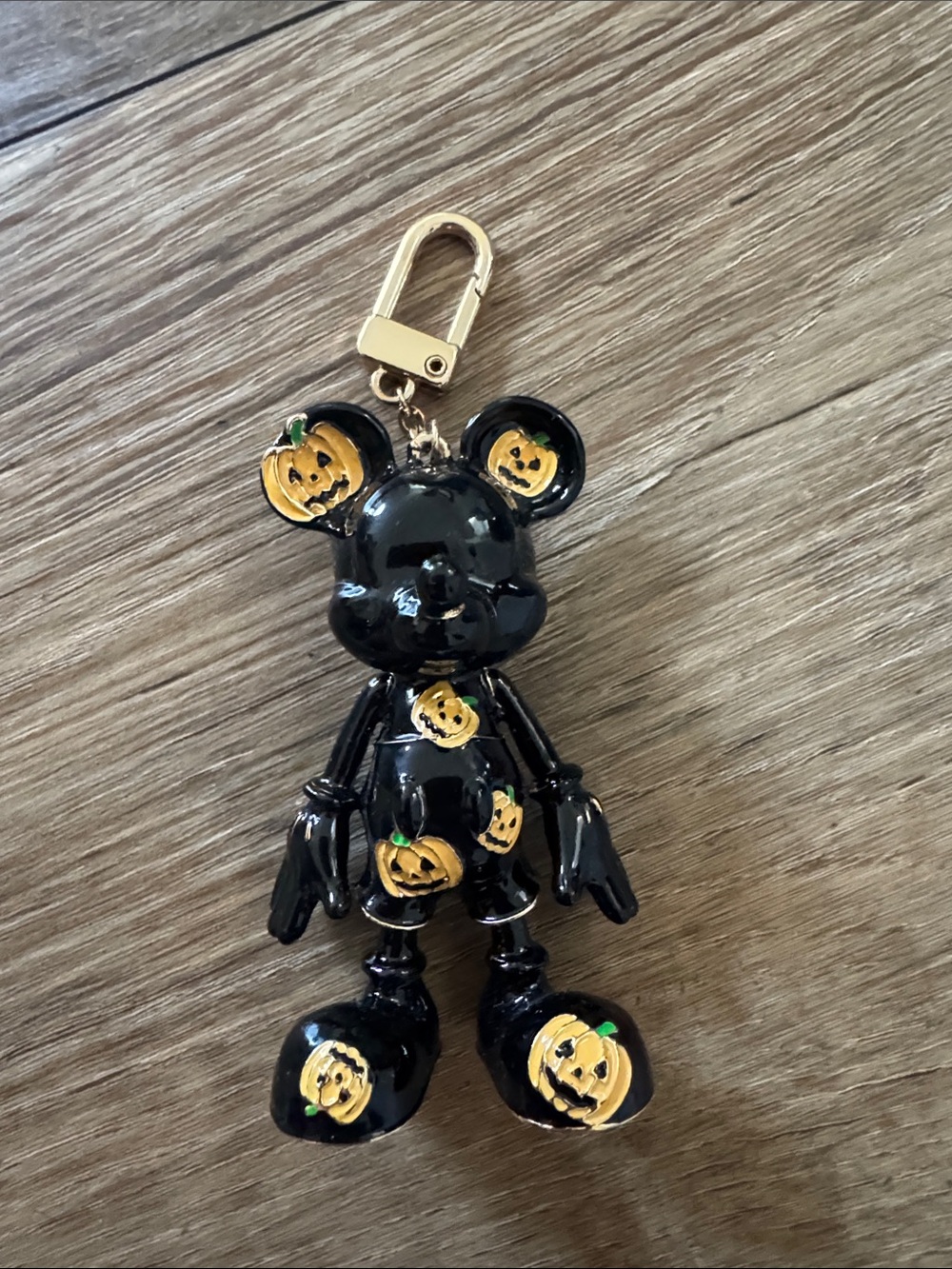 Baublebar pumpkin Mickey Mouse keychain
